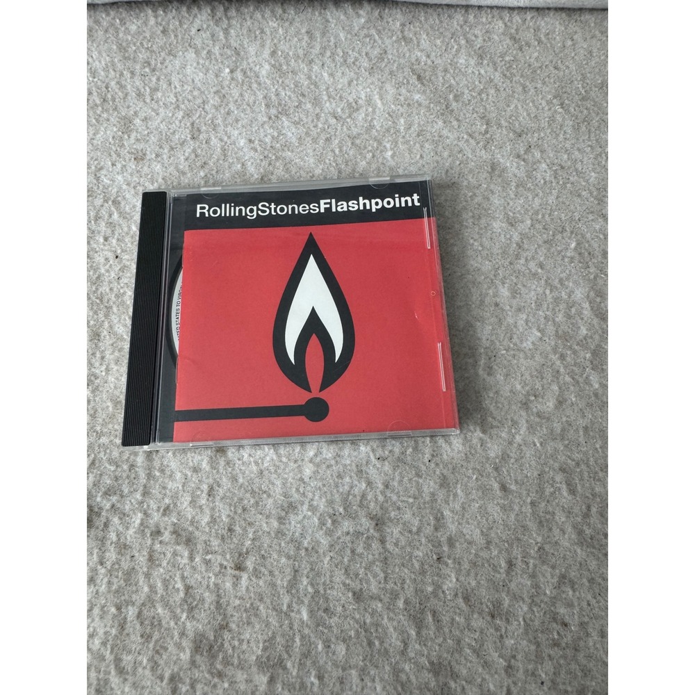 Rolling Stones Flashpoint Live CD 1991 Virgin Records Steel Wheels 17 Tracks